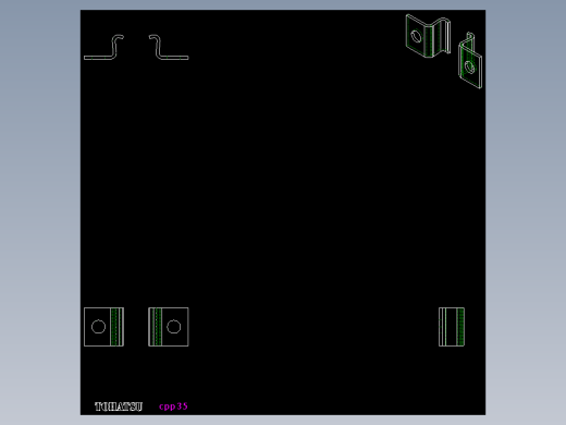 壓板CPP-2D多系列多零件图纸模型