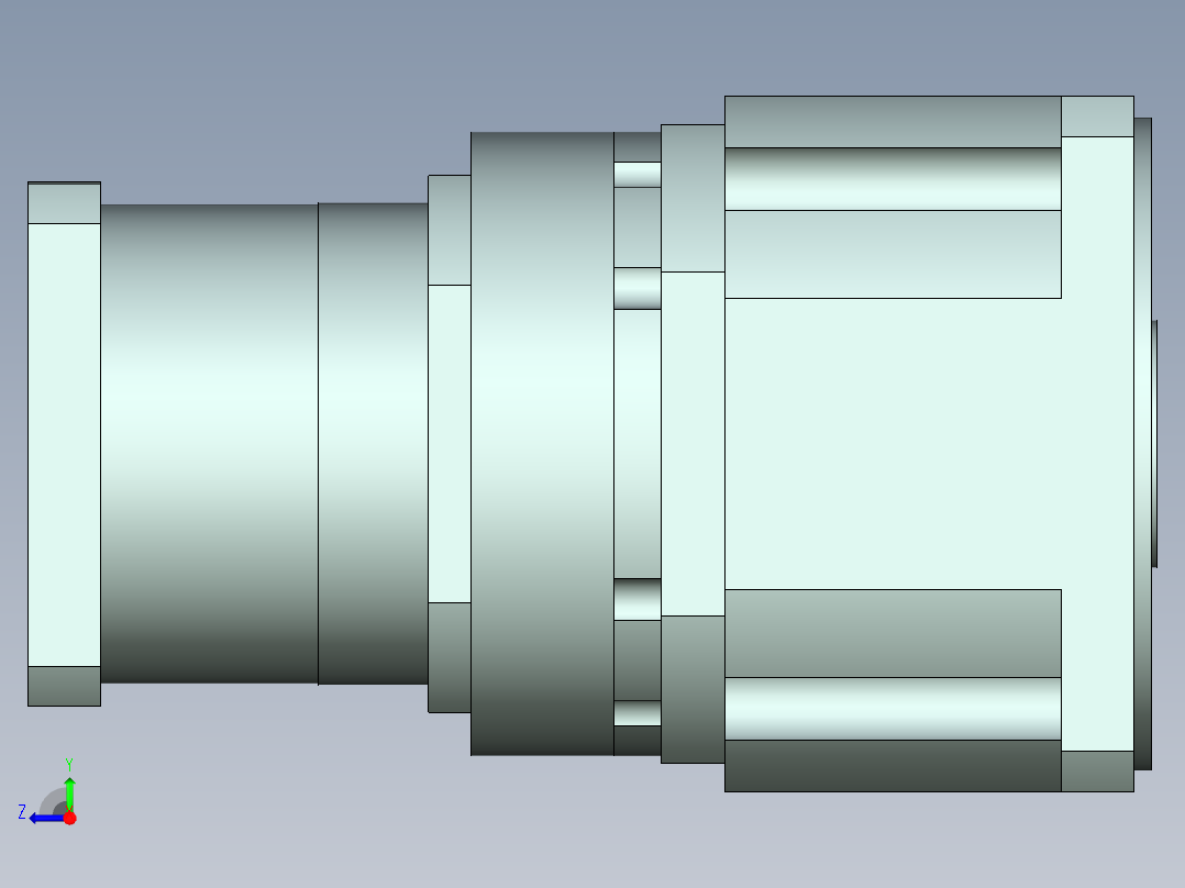 直齿孔PLX240-L3 35-114.3-200-M12.stp右视图