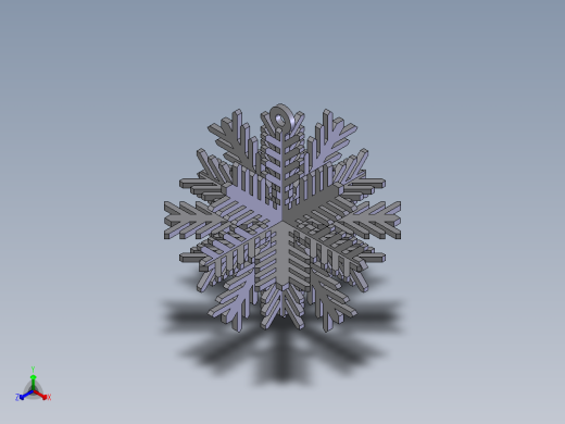 雪花3正等轴测缩略图