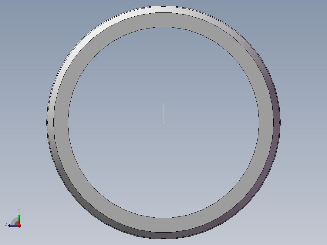 水管接头-直通 DN25右视图