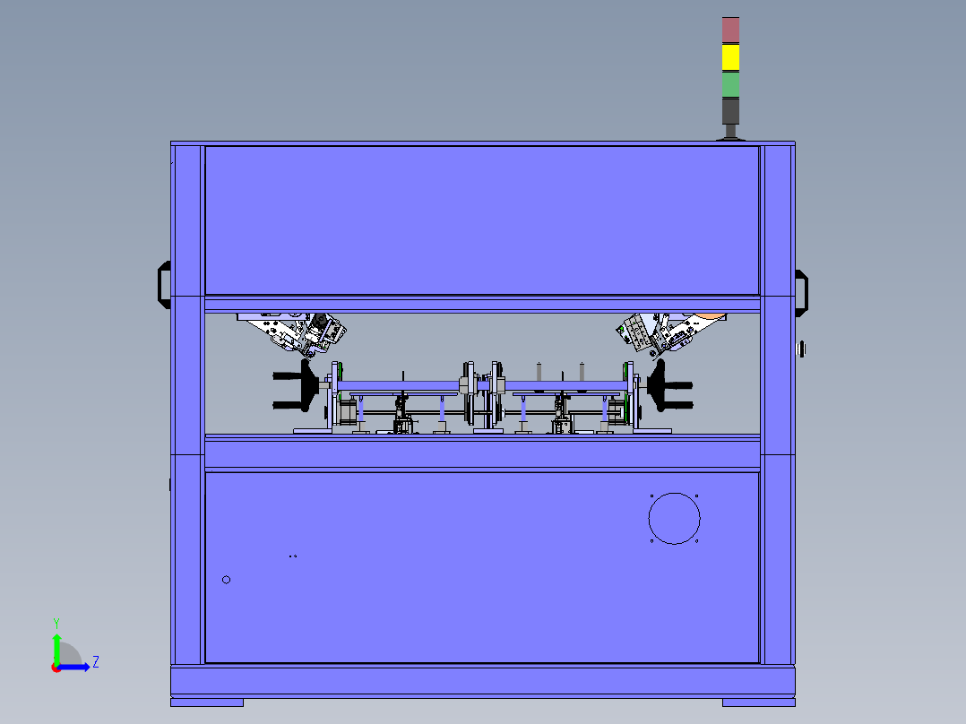 自动贴胶纸机sw18可编辑左视图