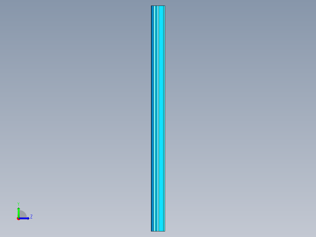 电脑摄像头保护盖飞面加工UG编程程序模型左视图
