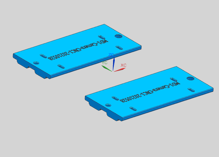 电脑摄像头保护盖飞面加工UG编程程序模型
