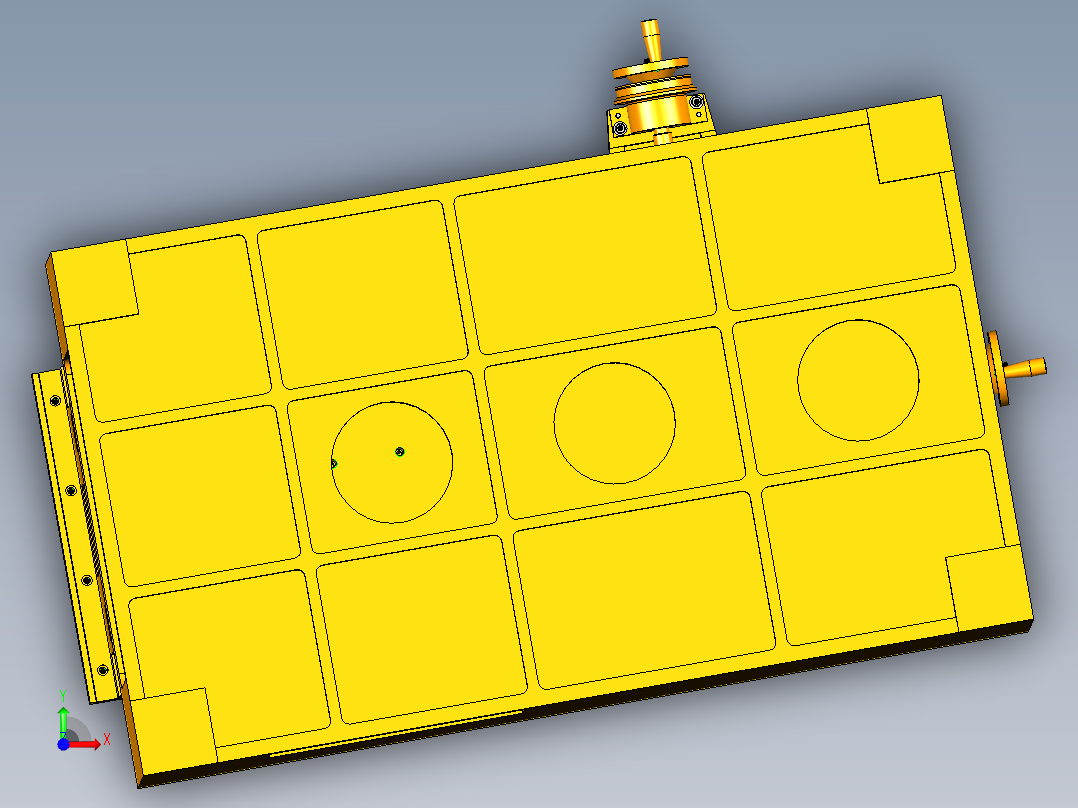 快走丝电火花线切割机床设计前视图