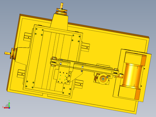 快走丝电火花线切割机床设计后视缩略图