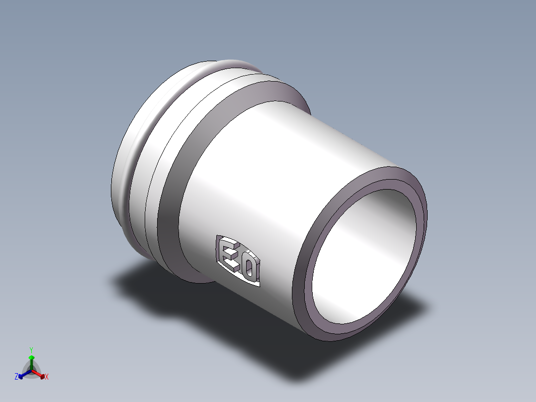 90度焊接接头、SKA35X4正等轴测图