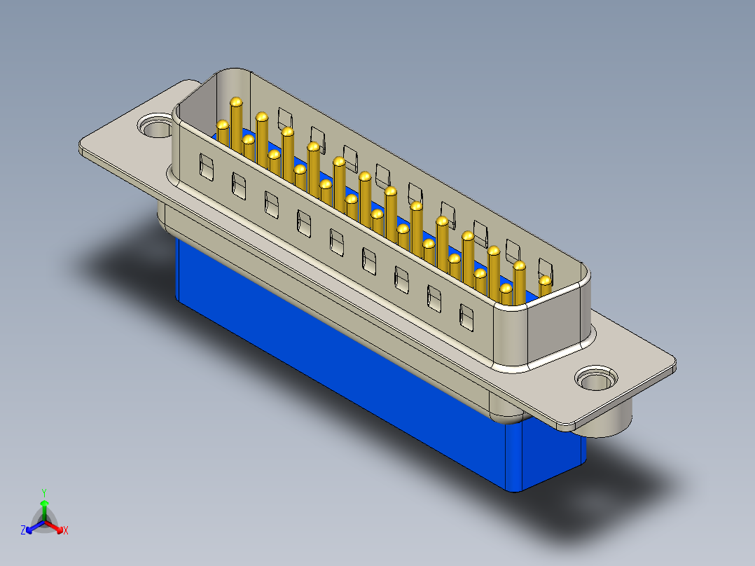 接插件(247)正等轴测图