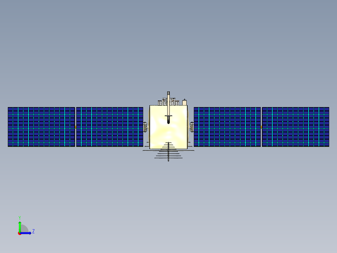 卫星、空间站(28)左视图