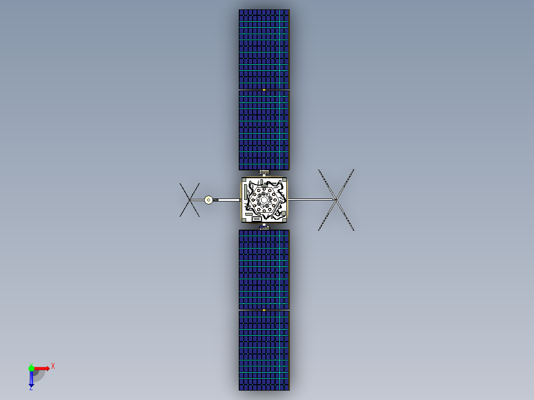 卫星、空间站(28)俯视图