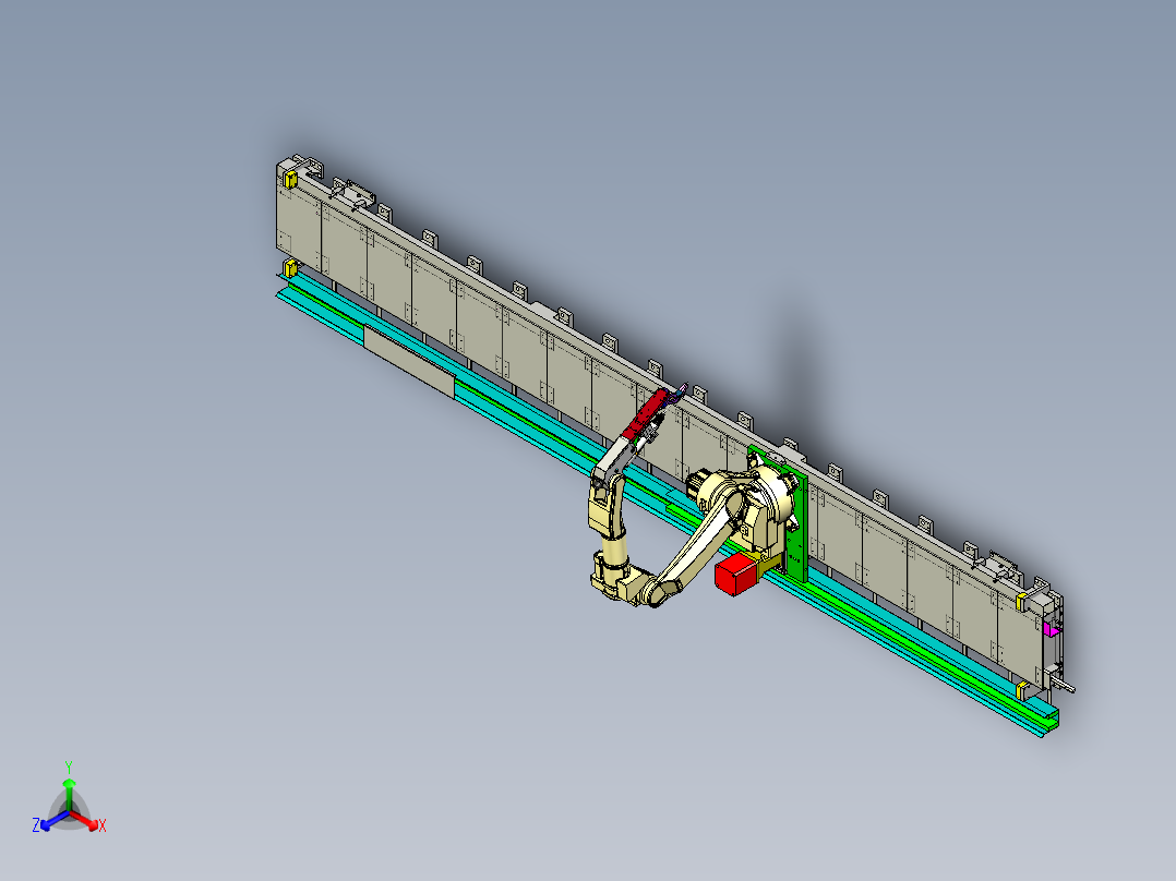 移动式锁螺丝机械手机构