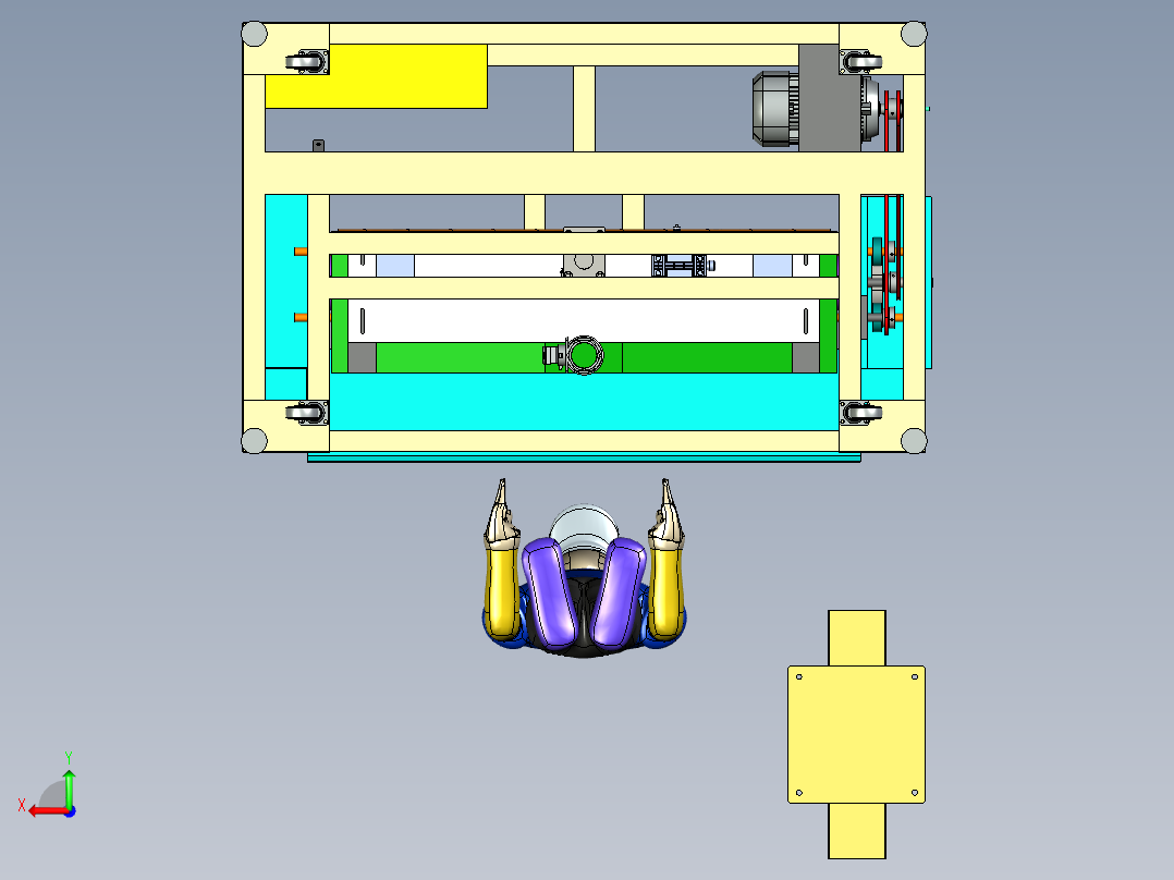 B2004344-绕线机后视图