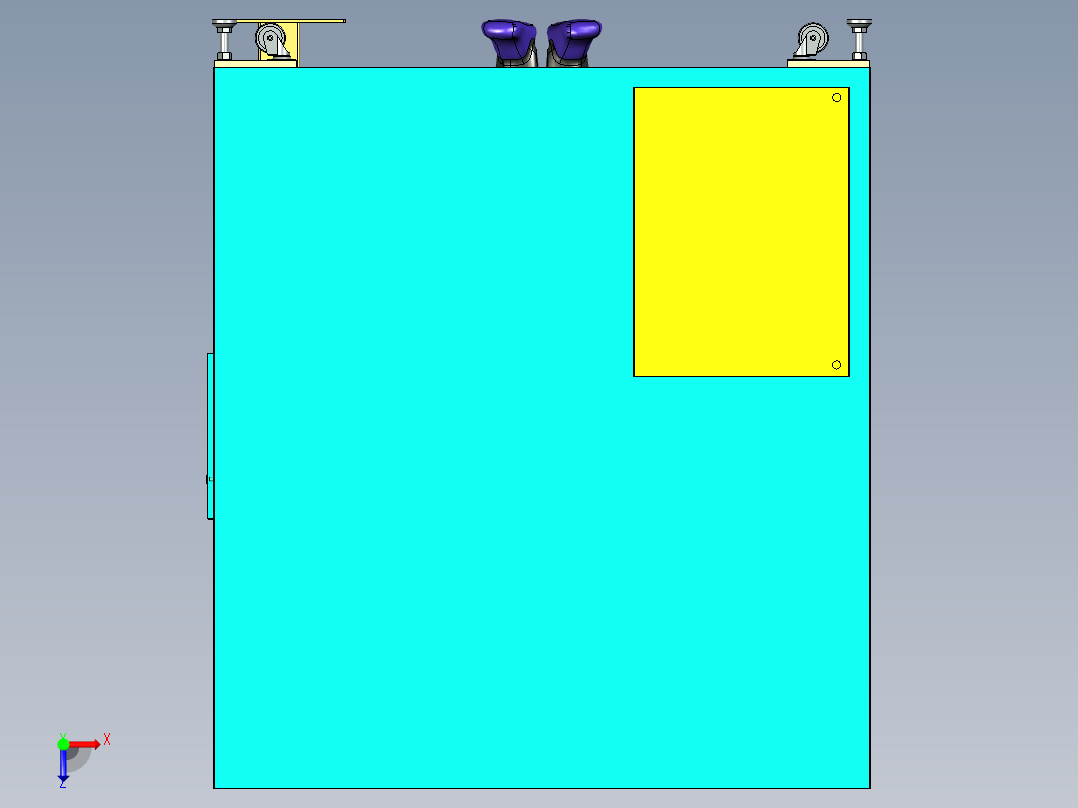 B2004344-绕线机俯视图