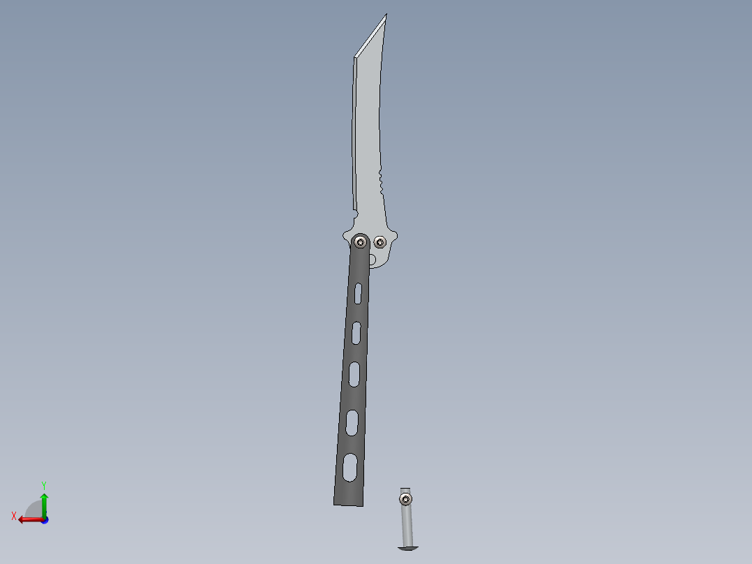 折叠刀、刀 (15)后视图