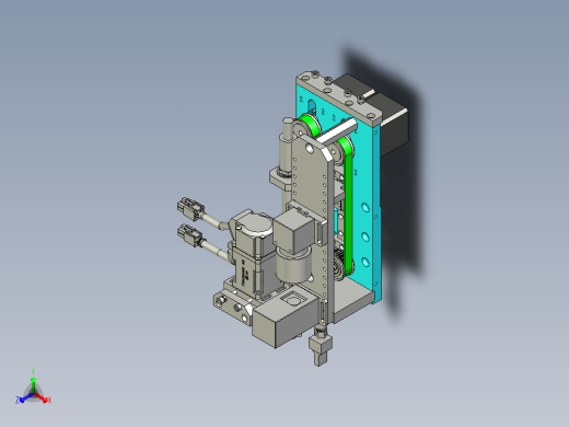 自动摆角度以及自动升降的吸嘴