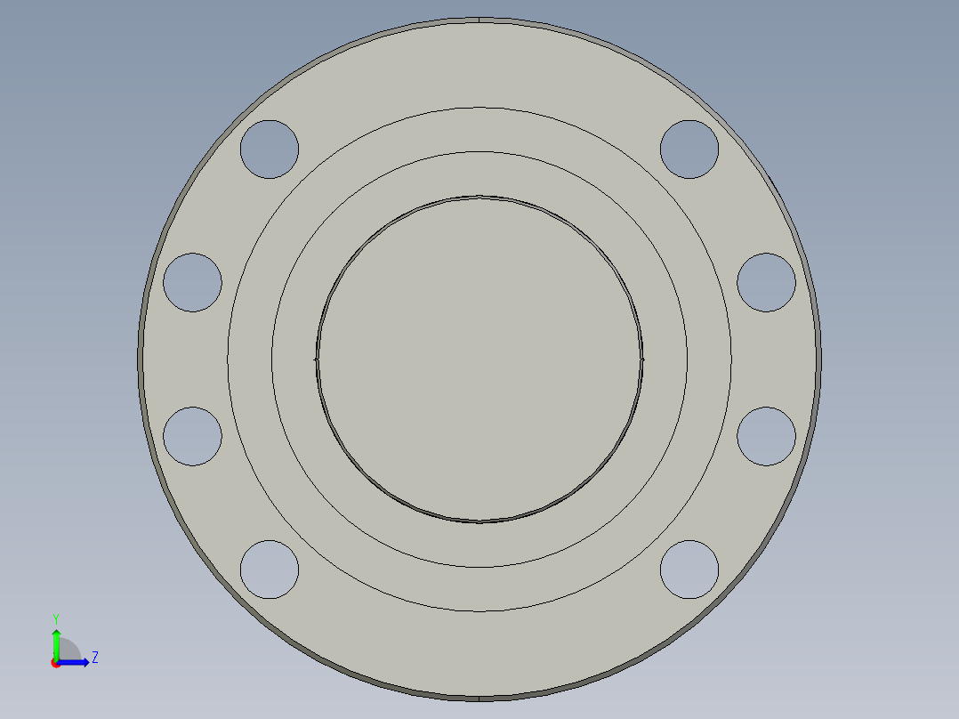 JF12525-5滚珠丝杆3D模型左视图