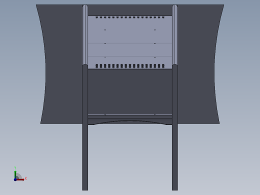 控制台 操作台lectern-1834-模型格式为 sw stl前视缩略图