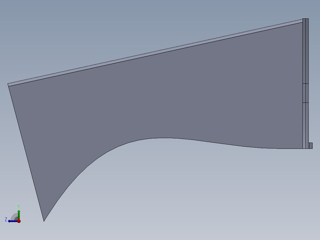 控制台 操作台lectern-1834-模型格式为 sw stl右视图