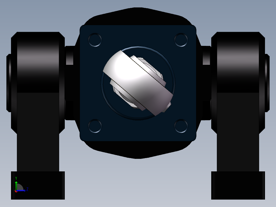 SC标准气缸SC40x250STCM1左视图