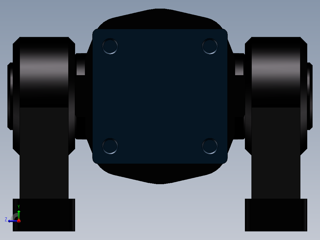 SC标准气缸SC40x250STCM1右视图