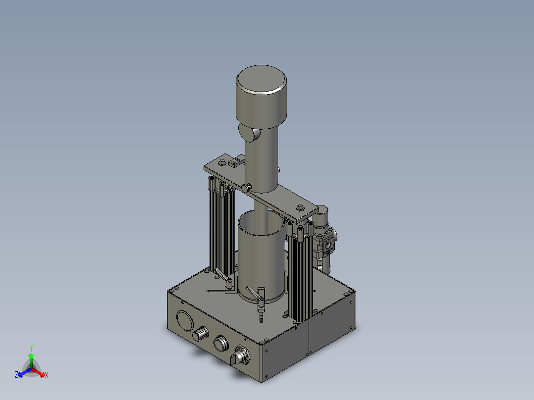 1KG油泵-1-1-1正等轴测图