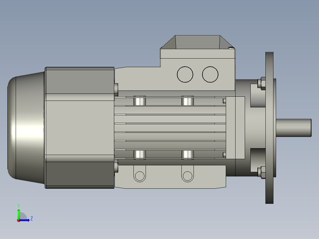 NMRV063蜗轮蜗杆减速机RV63-20-15kW_电机左视图