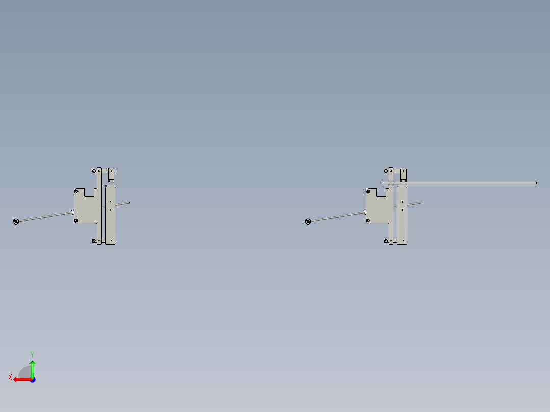 全自动铜膜天线切割检测自动化生产线S2d01-011缓存部分组件后视图