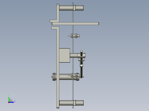 全自动铜膜天线切割检测自动化生产线S2d01-011缓存部分组件左视缩略图