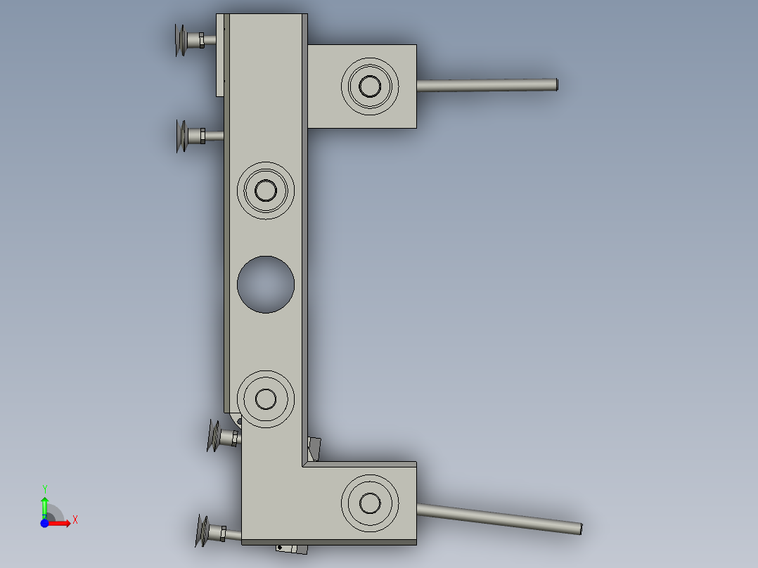 取放机构前视图