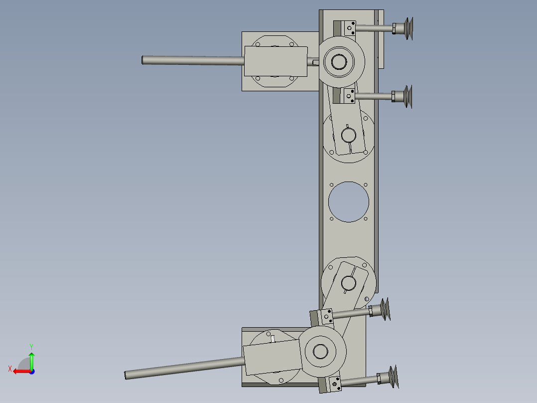 取放机构后视图