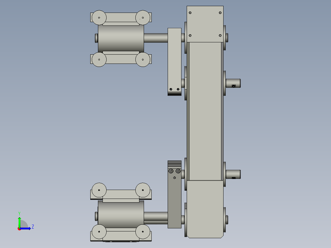 取放机构左视图