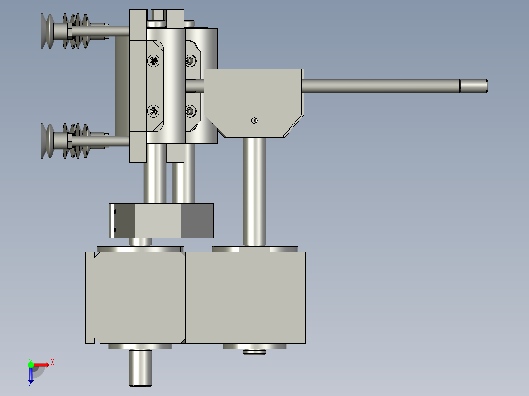 取放机构俯视图