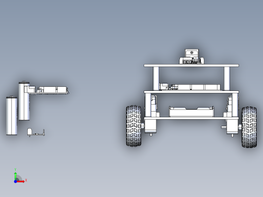 两轮自平衡机器人前视缩略图