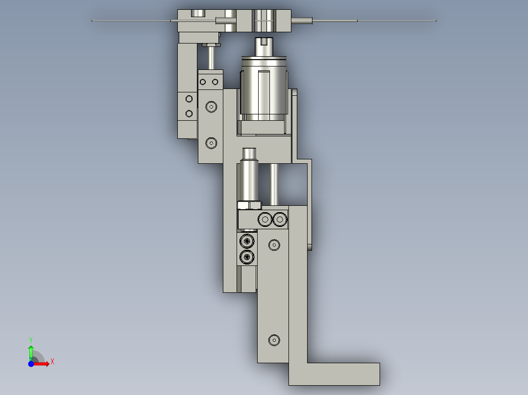 机构上料B前视图