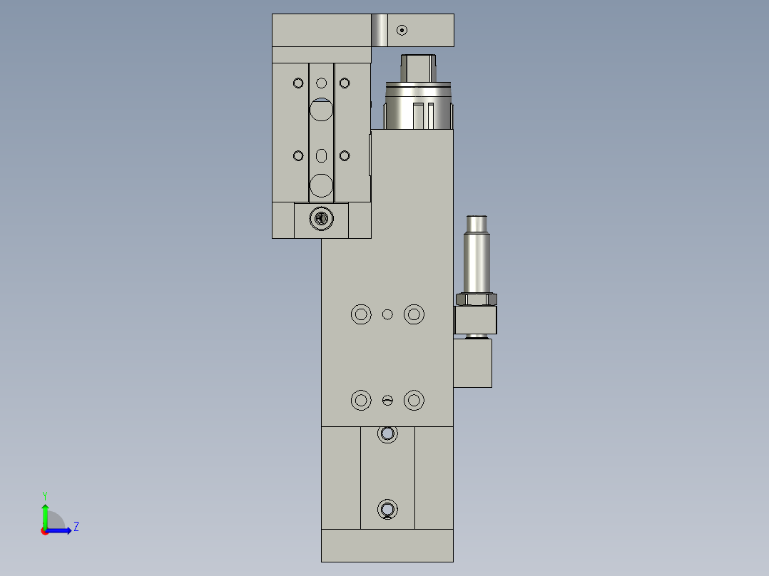 机构上料B左视图