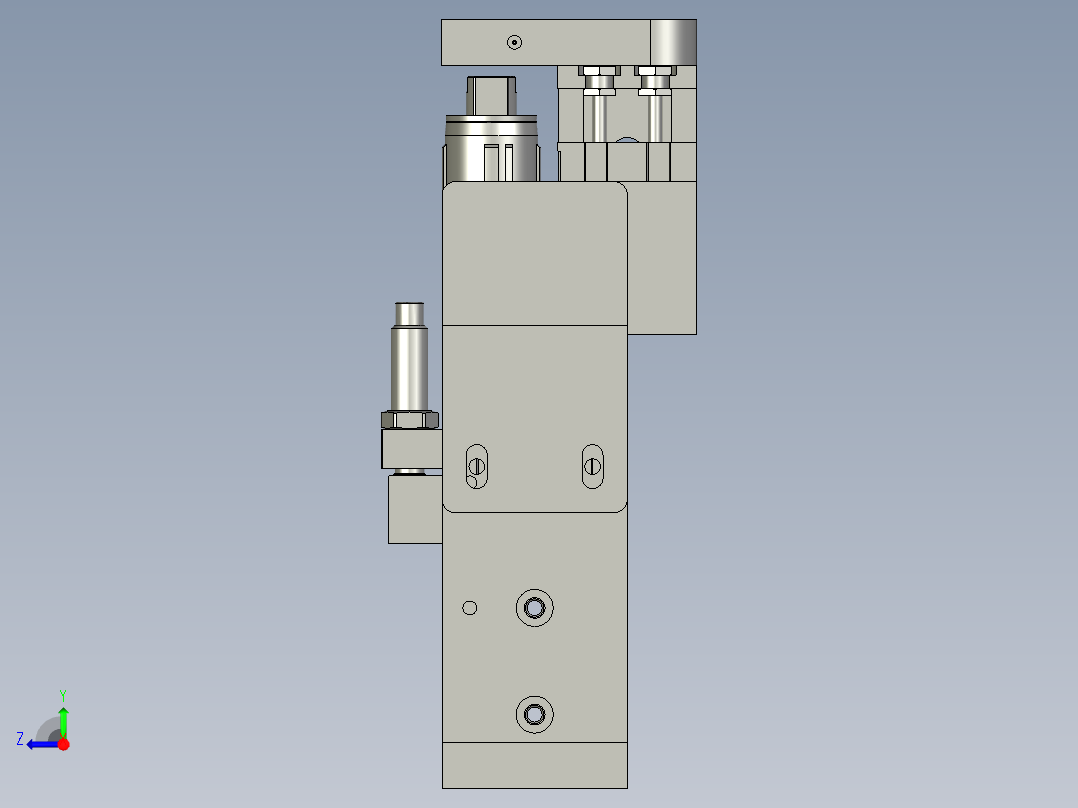 机构上料B右视图