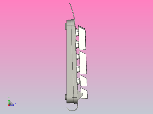 红宝石烈焰3色背光游戏键盘11左视缩略图