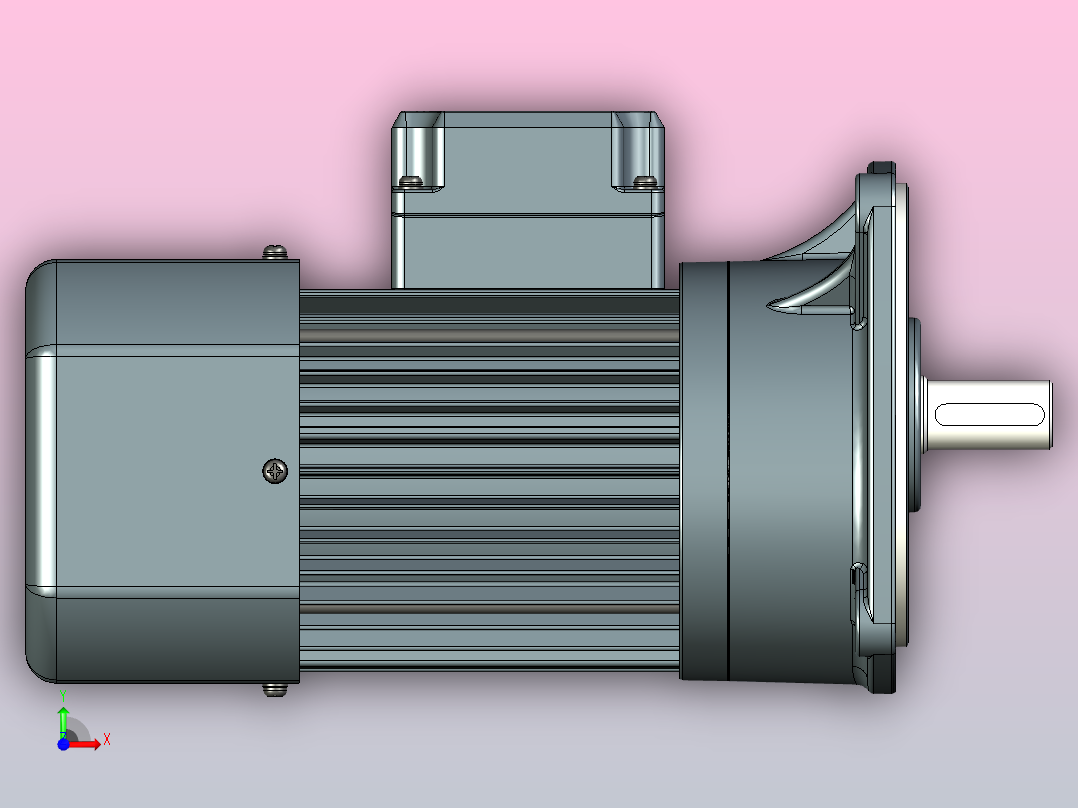 JSCC变频减速电机 f250v01-R前视图