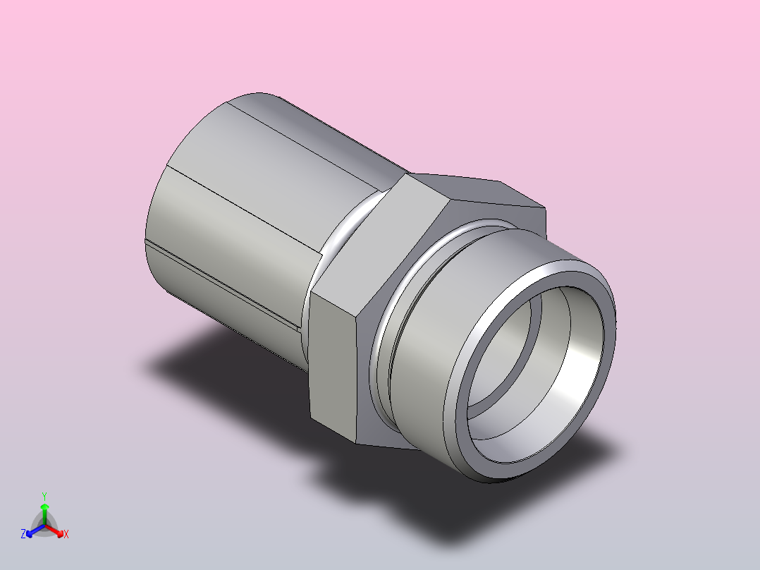 标准液压接头1D246-30-16主视图