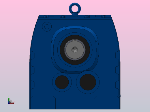 R147R77底脚轴伸式安装组合型斜齿轮减速机R147R77-Y2.2-4P-100-M1-0°前视缩略图