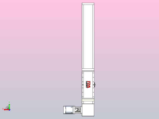 伺服电机集成皮带传动直线执行器TPA-OCB-140-256-L550-DL-J90-N3后视缩略图