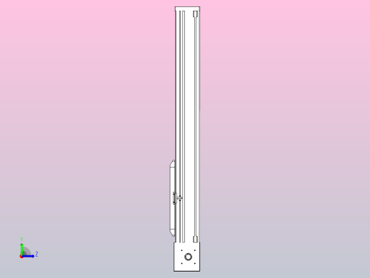 伺服电机集成皮带传动直线执行器TPA-OCB-140-256-L550-DL-J90-N3左视缩略图