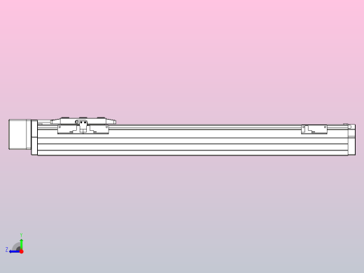 滚珠丝杠直线轴内置导轨TPA-GCR-80-1610C-L450-MR-M20-N3右视缩略图