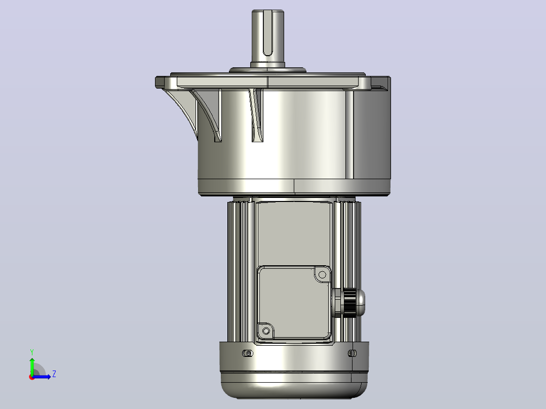 交流减速机ZVN200-S-100K-200K(28轴）左视图