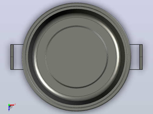 垃圾箱 垃圾处理设备rubbermaid-brute-trash-can-1834-模型格式为 stp x_t sw俯视缩略图