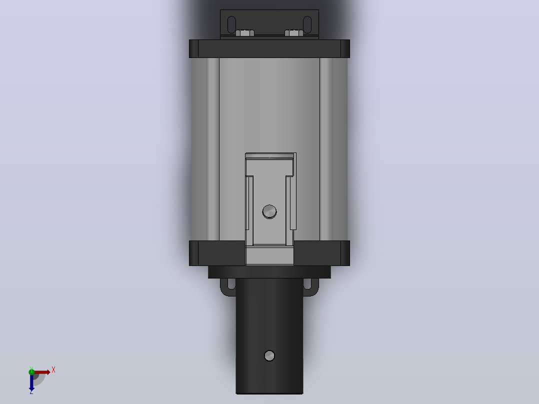 MHA系列直压式增压器[MHA-80-28-M-70-S1]俯视图
