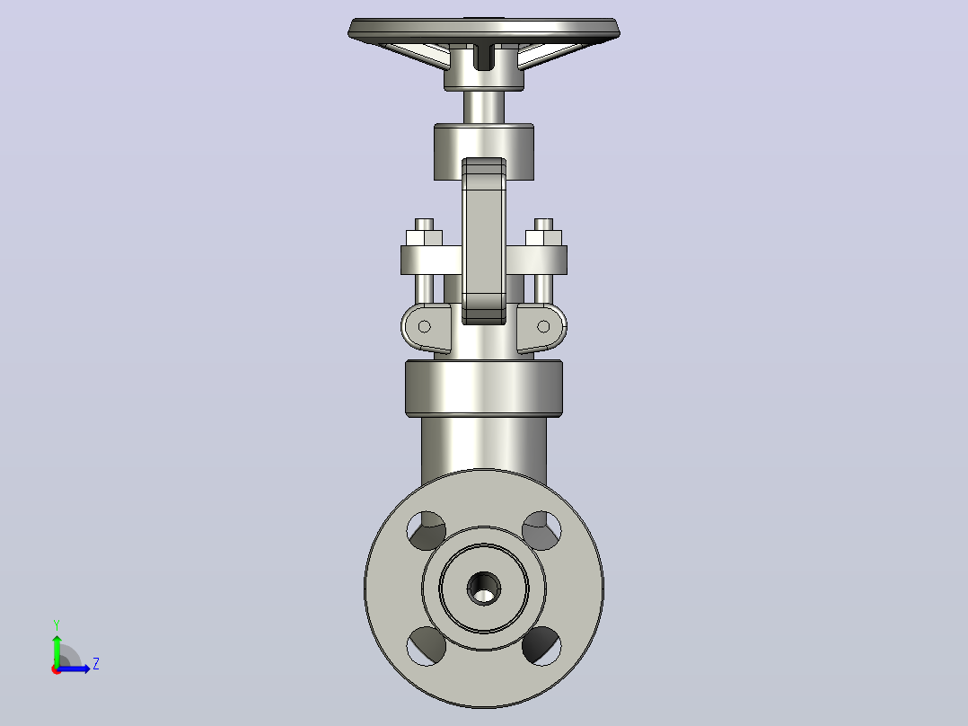 2500Lb-PN42.0 MPa[DN20截止阀]左视图