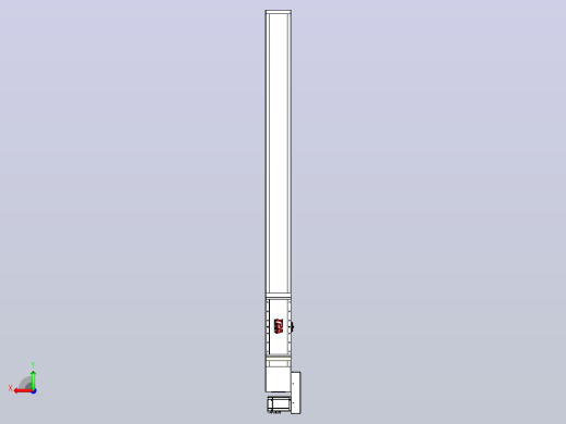 伺服电机集成皮带传动直线执行器TPA-OCB-140-256-L1350-MR-P75-N3后视缩略图