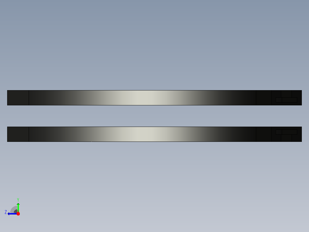 ZWGD-1873-K325-TA45-R800-N1-C1转弯轨道(无轴承)右视图