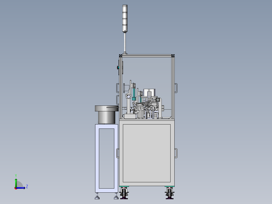 插PING段差检测通电测试机sw17可编辑左视图