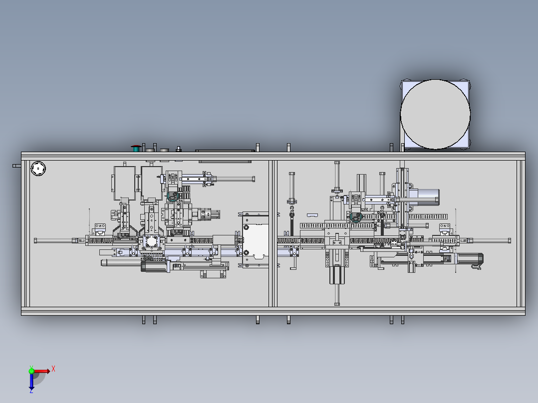 插PING段差检测通电测试机sw17可编辑俯视图